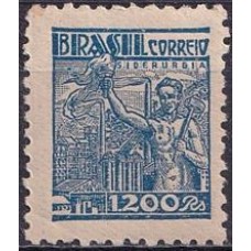 RE0393N-SELO NETINHA, 1.200 RÉIS FILIGRANA 'O' - 1942/46 - N