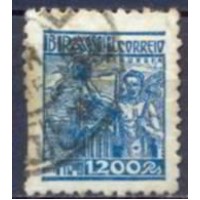 RE0393U-SELO NETINHA, 1.200 RÉIS FILIGRANA 'O' - 1942/46 - U
