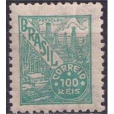 RE0414N-SELO NETINHA COM TRAÇOS VERDES NO VERSO, 100 RÉIS FILIGRANA 'P' - 1941 - N