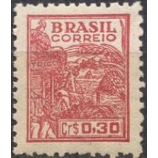 RE0465M-SELO NETINHA FILIGRANA 'Q', CR$ 0,30 - 1949 - MINT