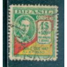 SB0037U-SELO REVOLUÇÃO DE 3 DE OUTUBRO DE 1930, 1.000 RÉIS - 1931 - U