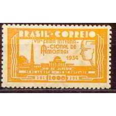 SB0069M-SELO 7ª FEIRA INTERNACIONAL DE AMOSTRAS, 1.000 RÉIS - 1934 - MINT