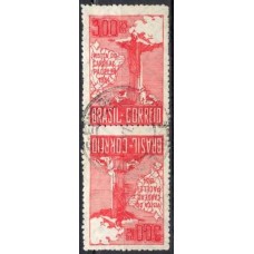 SB0080UT.04-TÊTE-BÊCHE VISITA DO CARDEAL PACELLI, 300 RÉIS, 3ª TIRAGEM - 1934 - U