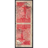 SB0080UT.06-TÊTE-BÊCHE VISITA DO CARDEAL PACELLI, 300 RÉIS, 3ª TIRAGEM - 1934 - U