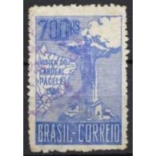 SB0081U.03-SELO VISITA DO CARDEAL PACELLI, 700 RÉIS, 3ª TIRAGEM - 1934 - U