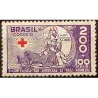 SB0088M-SELO 3ª CONFERÊNCIA PANAMERICANA DA CRUZ VERMELHA, 200 RÉIS - 1935 - MINT