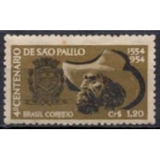 SB0291NB-SELO PROPAGANDA DO 4º CENTENÁRIO DE SÃO PAULO, CR$ 1,20 - 1953 - N - VARIEDADE: "954" EM VEZ DE "1954"