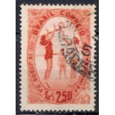 SB0392UY-SELO 9º JOGOS DA PRIMAVERA - 1957 - U - MARMORIZADO