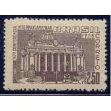 SB0416M-SELO 47ª CONFERÊNCIA INTERPARLAMENTAR - 1958 - MINT