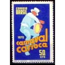 SB0666N-SELO CARNAVAL CARIOCA, 50C - 1970 - N