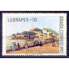 SB0688M-SELO EXPOSIÇÃO FILATÉLICA LUBRAPEX 70, 20C - 1970 - MINT