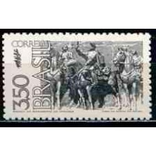 SB0757N-SELO SESQUICENTENÁRIO DA INDEPENDÊNCIA, GRITO DO IPIRANGA - 1972 - N