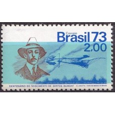 SB0794N-SELO CENTENÁRIO DE SANTOS DUMONT, DEMOISELLE - 1973 - N