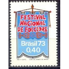 SB0798N-SELO FESTIVAL NACIONAL DO FOLCLORE - 1973 - N