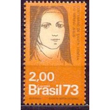 SB0805M-SELO CENTENÁRIO DO NASCIMENTO DE SANTA TERESA DO MENINO JESUS - 1973 - MINT