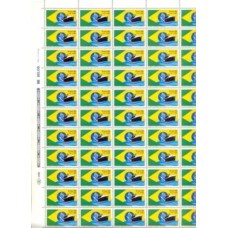 SB1577NF-FOLHA 55 SELOS 180 ANOS DA ABERTURA DOS PORTOS - 1988 - FERRUGEM NAS BORDAS, SELOS MINT