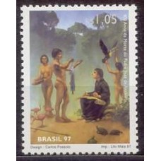 SB2037M-SELO 400 ANOS DA MORTE DO PADRE JOSÉ DE ANCHIETA - 1997 - MINT