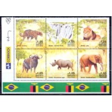 SB3053MS-SEXTILHA RELAÇÕES DIPLOMÁTICAS ZÂMBIA - 2010 - MINT