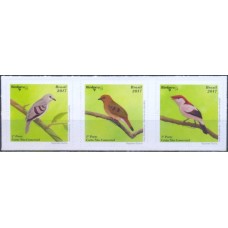 SB3694MS-SE-TENANT AVES BRASILEIRAS - AUTOADESIVO - 2017 - MINT