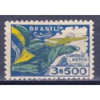 SBA037N-SELO BANDEIRA NACIONAL, FILIGRANA O - 1933 - N SBA037N-SELO BANDEIRA NACIONAL, FILIGRANA O - 1933 - N
