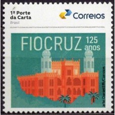 SI0079M-SELO INSTITUCIONAL 125 ANOS DA FUNDAÇÃO OSWALDO CRUZ (FIOCRUZ) - 2025 - MINT
