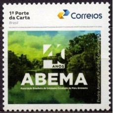 SI0081M-SELO INSTITUCIONAL 40 ANOS DA ABEMA - 2025 - MINT