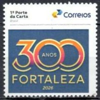 SI0127M-SELO INSTITUCIONAL 300 ANOS DE FORTALEZA - 2026 - MINT