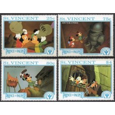 SVI1394M-SÉRIE ANO INTERNACIONAL DA ALFABETIZAÇÃO - O PRÍNCIPE E O MENDIGO II - SÃO VICENTE - 1991 - MINT