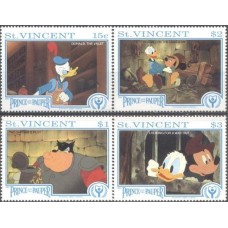 SVI1406M-SÉRIE ANO INTERNACIONAL DA ALFABETIZAÇÃO -  O PRÍNCIPE E O MENDIGO III - SÃO VICENTE - 1991 - MINT