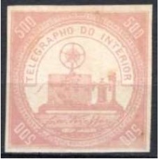 TE0005N.03-SELO TELÉGRAFO, 500 RÉIS - 1871 - N