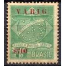 VA0001N.02-SELO VARIG EMISSÃO PROVISÓRIA, 700 SOBRE 1.300 RÉIS - 1927 - N COM GOMA
