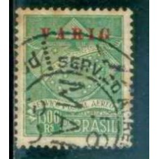 VA0002U-SELO VARIG EMISSÃO PROVISÓRIA, 1300 RÉIS SOBRECARGA 12,5MM - 1927 - U