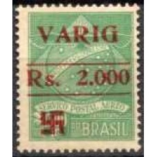 VA0014N.01-SELO VARIG SEGUNDA ZONA, RS. 2.000/1.300 RÉIS - 1930 - N