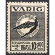 VA0026N.01-SELO VARIG ICARO ESTILIZADO, 10$000 RÉIS - 1931 - N COM GOMA