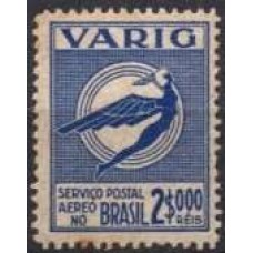 VA0033N.01-SELO VARIG ICARO ESTILIZADO NOVAS CORES, 2000RS - 1933 - N COM GOMA