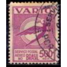 VA0038U-SELO VARIG ICARO ESTILIZADO NOVAS CORES, 500 RÉIS - 1934 - U
