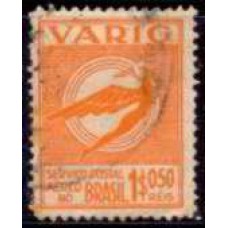 VA0040U-SELO VARIG ICARO ESTILIZADO NOVAS CORES, 1$050 RÉIS - 1934 - U