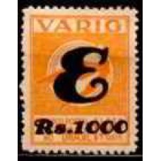 VA0044N-SELO VARIG V-40 COM SOBRECARGA EXPRESSO 1000/1050 RÉIS - 1934 - N