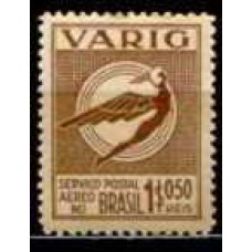 VA0048N-SELO VARIG ICARO ESTILIZADO NOVAS CORES, 1$050 RÉIS - 1934 - N
