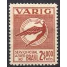 VA0051N.03-SELO VARIG ICARO ESTILIZADO NOVAS CORES, 2$000 RÉIS - 1934 - N