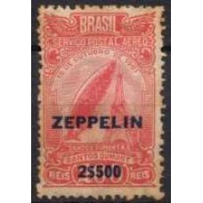 ZE0010N.03-SELO ZEPPELIN, A-18 SOBRETAXADO 2$500 SOBRE 200 RÉIS - 1931 - N COM GOMA