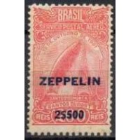 ZE0010N.11-SELO ZEPPELIN, A-18 SOBRETAXADO 2$500 SOBRE 200 RÉIS - 1931 - N COM GOMA