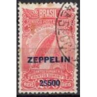ZE0010U.01-SELO ZEPPELIN, A-18 SOBRETAXADO 2$500 SOBRE 200 RÉIS - 1931 - U