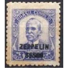 ZE0012N.02-SELO 240 SOBRETAXADO ZEPPELIN 3$500 SOBRE 5.000 RÉIS - 1932 - N COM GOMA