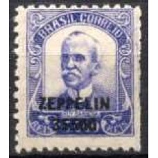 ZE0012N.03-SELO 240 SOBRETAXADO ZEPPELIN 3$500 SOBRE 5.000 RÉIS - 1932 - N COM GOMA - PICOTE VERTICAL DIREITO CORTADO