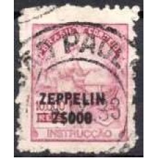 ZE0013U.03-SELO 241 SOBRETAXADO ZEPPELIN 7$000 SOBRE 10000 RÉIS - 1932 - U