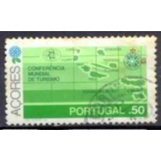 AÇO0325UA-SELO CONFERÊNCIA MUNDIAL DO TURISMO, 50C - AÇORES - 1980 - U