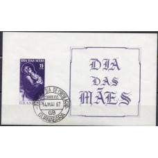 BC0022S.02-BLOCO DIA DAS MÃES, SEM NUMERAÇÃO - 1967 - CPD GUANABARA