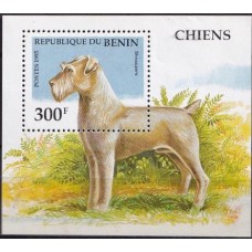 BENB0029MD-BLOCO CACHORROS - BENIN - 1995 - MINT