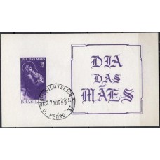 BL0022US.06-BLOCO DIA DAS MÃES, SEM NUMERAÇÃO - 1967 - U